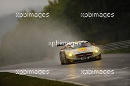 Michael Zehe, Marko Hartung, Mark Bullitt, ROWE RACING, Mercedes-Benz SLS AMG GT3 24.08.2013. LN ADAC Ruhr-Pokal-Rennen, Round 6, Nurburgring, Germany.