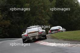 Georg Weiss, Michael Jacobs, Oliver Kainz, Wochenspiegel Team Manthey, Porsche 911 GT3 RSR 14.07.2013. VLN RCM DMV Grenzlandrennen, Round 7, Nurburgring, Germany.