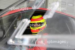 Pierre Kaffer, Pierre Ehret, Alexander Mattschull, GT Corse, Ferrari F458 GT3 14.07.2013. VLN RCM DMV Grenzlandrennen, Round 7, Nurburgring, Germany.