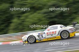 Michael Zehe, Marko Hartung, Mark Bullitt, ROWE RACING, Mercedes-Benz SLS AMG GT3 24.08.2013. LN ADAC Ruhr-Pokal-Rennen, Round 6, Nurburgring, Germany.