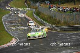 Michael Illbruck, Marco Seefried, Pinta Team Manthey, Porsche 911 GT3 R 14.07.2013. VLN RCM DMV Grenzlandrennen, Round 7, Nurburgring, Germany.