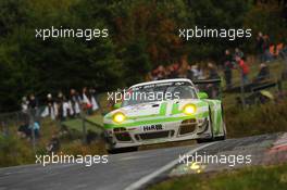 Michael Illbruck, Marco Seefried, Pinta Team Manthey, Porsche 911 GT3 R 14.07.2013. VLN RCM DMV Grenzlandrennen, Round 7, Nurburgring, Germany.