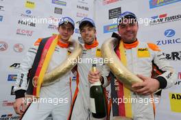 Dominik Brinkmann, Steve Jans, Adam Osieka, GetSpeed Performance, Porsche 911 GT3 Cup 14.07.2013. VLN RCM DMV Grenzlandrennen, Round 7, Nurburgring, Germany.