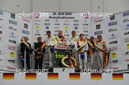 Podium 14.07.2013. VLN RCM DMV Grenzlandrennen, Round 7, Nurburgring, Germany.