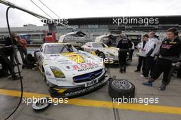 Jan Seyffarth, Nico Bastian, Rowe Racing, Mercedes-Benz SLS AMG GT3 14.07.2013. VLN RCM DMV Grenzlandrennen, Round 7, Nurburgring, Germany.