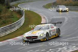 Michael Zehe, Marko Hartung, Mark Bullitt, ROWE RACING, Mercedes-Benz SLS AMG GT3 24.08.2013. LN ADAC Ruhr-Pokal-Rennen, Round 6, Nurburgring, Germany.