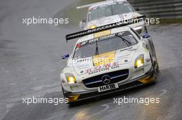 Jan Seyffarth, Nico Bastian, Rowe Racing, Mercedes-Benz SLS AMG GT3 14.07.2013. VLN RCM DMV Grenzlandrennen, Round 7, Nurburgring, Germany.