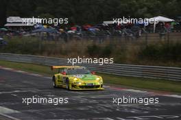 Jochen Krumbach, Jörg Bergmeister, Lucas Luhr, Manthey-Racing, Porsche 911 GT3 RSR 14.07.2013. VLN RCM DMV Grenzlandrennen, Round 7, Nurburgring, Germany.