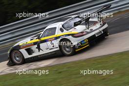 Andreas Simonsen, Marc Basseng, Black Falcon, Mercedes Benz SLS AMG GT3 12.10.2013. VLN ROWE DMV 250-Meilen-Rennen, Round 9, Nurburgring, Germany.