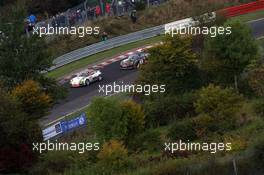 Steve Jans, Adam Osieka, Christopher Mies, GetSpeed Performance, Porsche 911 GT3 Cup 12.10.2013. VLN ROWE DMV 250-Meilen-Rennen, Round 9, Nurburgring, Germany.