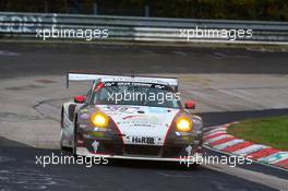 Georg Weiss, Oliver Kainz, Michael Jacobs, Wochenspiegel Team Manthey, Porsche 911 GT3 RSR 26.10.2013. VLN DMV Munsterlandpokal, Round 10, Nurburgring, Germany.