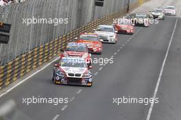 Race 2, restart after red flags 17.11.2013. World Touring Car Championship, Rounds 23 and 24, Macau, China.