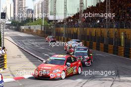 Race 2, James Nash (GBR) Chevrolet Cruze 1.6 T, Bamboo Engineering 17.11.2013. World Touring Car Championship, Rounds 23 and 24, Macau, China.