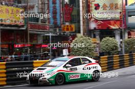 Race 2, Gabriele Tarquini (ITA) Honda Civic, Honda Racing Team J.A.S. 17.11.2013. World Touring Car Championship, Rounds 23 and 24, Macau, China.