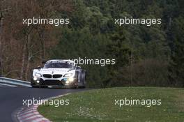 Dirk  Werner , Dirk  Mu¨ller , Lucas  Luhr , Alexander  Sims , BMW Sports Trophy Team Schubert , BMW Z4 GT3   06.04.2014. ADAC Zurich 24 Hours Qualifying Race, Nurburgring, Germany