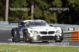 Dirk  Werner , Dirk  Mu¨ller , Lucas  Luhr , Alexander  Sims , BMW Sports Trophy Team Schubert , BMW Z4 GT3   06.04.2014. ADAC Zurich 24 Hours Qualifying Race, Nurburgring, Germany