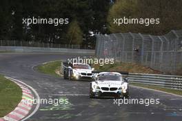 Dirk  Werner , Dirk  Mu¨ller , Lucas  Luhr , Alexander  Sims , BMW Sports Trophy Team Schubert , BMW Z4 GT3   06.04.2014. ADAC Zurich 24 Hours Qualifying Race, Nurburgring, Germany