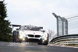 Dirk  Werner , Dirk  Mu¨ller , Lucas  Luhr , Alexander  Sims , BMW Sports Trophy Team Schubert , BMW Z4 GT3   06.04.2014. ADAC Zurich 24 Hours Qualifying Race, Nurburgring, Germany