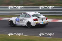 Alexander  Hofmann , Jettro  Bovingdon , Alexander  Mies ,  , BMW Motorsport , BMW M235i Racing   05.04.2014. ADAC Zurich 24 Hours Qualifying Race, Nurburgring, Germany