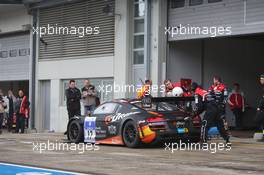 Roman  Rosinov , Stephane  Ortelli , Edward  Sandstro¨m , Nico  Mueller , G Drive Racing , Audi R8 GT3 LMS   05.04.2014. ADAC Zurich 24 Hours Qualifying Race, Nurburgring, Germany