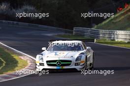 Harold  Primat , Maximilian  Go¨tz ,  ,  , HTP Motorsport , Mercedes-Benz SLS AMG GT3  06.04.2014. ADAC Zurich 24 Hours Qualifying Race, Nurburgring, Germany