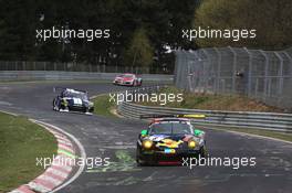 Norbert  Siedler , Richard  Westbrook , Mike Stursberg , Hans Guido  Riegel, Haribo Racing Team , Porsche 911 GT3 R   06.04.2014. ADAC Zurich 24 Hours Qualifying Race, Nurburgring, Germany