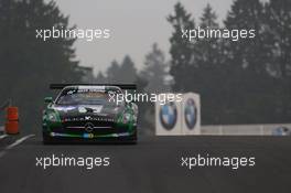 Abdulaziz  AlFaisal , Stephan Rösler, Christian  Menzel , Jeroen  Bleekemolen , Black Falcon , Mercedes-Benz SLS AMG GT3  05.04.2014. ADAC Zurich 24 Hours Qualifying Race, Nurburgring, Germany