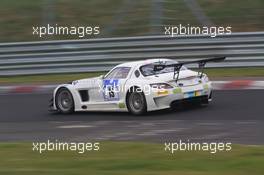 Harold  Primat , Maximilian  Go¨tz ,  ,  , HTP Motorsport , Mercedes-Benz SLS AMG GT3  05.04.2014. ADAC Zurich 24 Hours Qualifying Race, Nurburgring, Germany