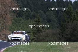 Jens Klingmann, Dominik Baumann, Claudia  Hu¨rtgen ,  , BMW Sports Trophy Team Schubert , BMW Z4 GT3   06.04.2014. ADAC Zurich 24 Hours Qualifying Race, Nurburgring, Germany