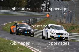 Alexander  Hofmann , Jettro  Bovingdon , Alexander  Mies ,  , BMW Motorsport , BMW M235i Racing   06.04.2014. ADAC Zurich 24 Hours Qualifying Race, Nurburgring, Germany