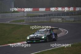 Abdulaziz  AlFaisal , Stephan Rösler, Christian  Menzel , Jeroen  Bleekemolen , Black Falcon , Mercedes-Benz SLS AMG GT3  05.04.2014. ADAC Zurich 24 Hours Qualifying Race, Nurburgring, Germany