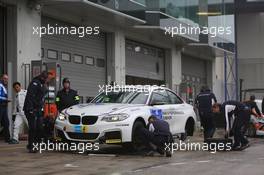 Alexander  Hofmann , Jettro  Bovingdon , Alexander  Mies ,  , BMW Motorsport , BMW M235i Racing   05.04.2014. ADAC Zurich 24 Hours Qualifying Race, Nurburgring, Germany