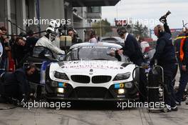 06.04.2014. ADAC Zurich 24 Hours Qualifying Race, Nurburgring, Germany, No 19, Dirk Müller (DE), Dirk Werner (DE), Lucas Luhr (DE), Alexander Sims (GB), No 19, BMW Sports Trophy Team Schubert, BMW Z4 GT3. This image is copyright free for editorial use © BMW AG