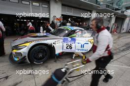 06.04.2014. ADAC Zurich 24 Hours Qualifying Race, Nurburgring, Germany, No 26, Bas Leinders (BE), Markus Palttala (FI), Nick Catsburg (NL), Dirk Adorf (DE), BMW Sports Trophy Team Marc VDS, BMW Z4 GT3. This image is copyright free for editorial use © BMW AG