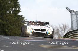 Jens Klingmann, Dominik Baumann, Claudia  Hu¨rtgen ,  , BMW Sports Trophy Team Schubert , BMW Z4 GT3   06.04.2014. ADAC Zurich 24 Hours Qualifying Race, Nurburgring, Germany