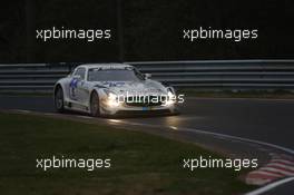 Harold  Primat , Maximilian  Go¨tz ,  ,  , HTP Motorsport , Mercedes-Benz SLS AMG GT3  05.04.2014. ADAC Zurich 24 Hours Qualifying Race, Nurburgring, Germany