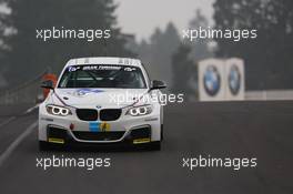 Alexander  Hofmann , Jettro  Bovingdon , Alexander  Mies ,  , BMW Motorsport , BMW M235i Racing   05.04.2014. ADAC Zurich 24 Hours Qualifying Race, Nurburgring, Germany