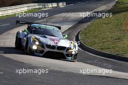 06.04.2014. ADAC Zurich 24 Hours Qualifying Race, Nurburgring, Germany, No 26, Bas Leinders (BE), Markus Palttala (FI), Nick Catsburg (NL), Dirk Adorf (DE), BMW Sports Trophy Team Marc VDS, BMW Z4 GT3. This image is copyright free for editorial use © BMW AG