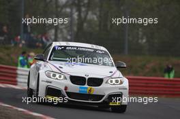 Alexander  Hofmann , Jettro  Bovingdon , Alexander  Mies ,  , BMW Motorsport , BMW M235i Racing   05.04.2014. ADAC Zurich 24 Hours Qualifying Race, Nurburgring, Germany