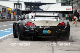 06.04.2014. ADAC Zurich 24 Hours Qualifying Race, Nurburgring, Germany, No 20, Claudia Hürtgen (DE), Jens Klingmann (DE), Dominik Baumann (AT), No 20, BMW Sports Trophy Team Schubert, BMW Z4 GT3. This image is copyright free for editorial use © BMW AG