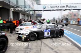 05.04.2014. ADAC Zurich 24 Hours Qualifying Race, Nurburgring, Germany, No 19, Dirk Müller (DE), Dirk Werner (DE), Lucas Luhr (DE), Alexander Sims (GB), No 19, BMW Sports Trophy Team Schubert, BMW Z4 GT3. This image is copyright free for editorial use © BMW AG