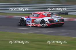 Felix  Baumgartner , Marco Werner, Frank  Biela , Pierre  Kaffer , Audi race experience , Audi R8 GT3 LMS   05.04.2014. ADAC Zurich 24 Hours Qualifying Race, Nurburgring, Germany