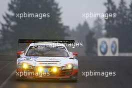 Peter  Terting , Marco  Seefried , Dominik  Schwager ,  , Prosperia C. Abt Racing GmbH , Audi R8 GT3 LMS   05.04.2014. ADAC Zurich 24 Hours Qualifying Race, Nurburgring, Germany