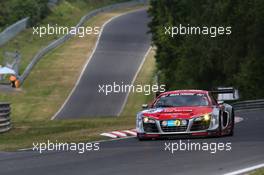 #18 Audi Race Experience Audi R8 LMS ultra: Rahel Frey, Christiaan Frankenhout, Dominique Bastien, Christian Bollrath  20.06.2014. ADAC Zurich 24 Hours, Nurburgring, Germany