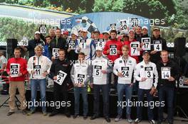 Group of the Top Thirty Qualifying drivers  20.06.2014. ADAC Zurich 24 Hours, Nurburgring, Germany