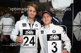 #20 Schubert Motorsport BMW Z4 GT3: Jens Klingmann, #19 Schubert Motorsport BMW Z4 GT3: Dirk Werner, Portrait 20.06.2014. ADAC Zurich 24 Hours, Nurburgring, Germany