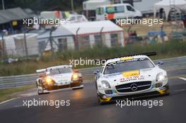 #22 Rowe Racing Mercedes-Benz SLS AMG GT3: Jan Seyffarth, Nico Bastian  20.06.2014. ADAC Zurich 24 Hours, Nurburgring, Germany