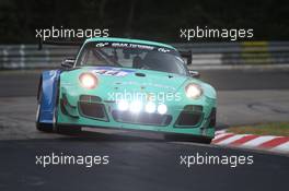 #44 Falken Motorsports Porsche 997 GT3 R: Peter Dumbreck, Wolf Henzler, Alexandre Imperatori  20.06.2014. ADAC Zurich 24 Hours, Nurburgring, Germany