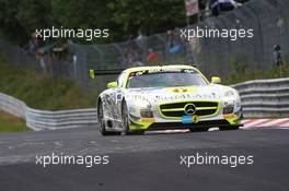 #15 HTP Motorsport Mercedes-Benz SLS AMG GT3: Harold Primat, Maximilian Götz  20.06.2014. ADAC Zurich 24 Hours, Nurburgring, Germany
