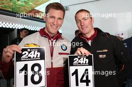 #26 Marc VDS Racing BMW Z4 GT3: Nick Catsburg, #25 Marc VDS Racing BMW Z4 GT3: Maxime Martin, Portrait 20.06.2014. ADAC Zurich 24 Hours, Nurburgring, Germany